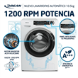 Lavarropas Drean Lcfdr1012Sb 10.5Kg 1200Rpm Blanco Inverter
